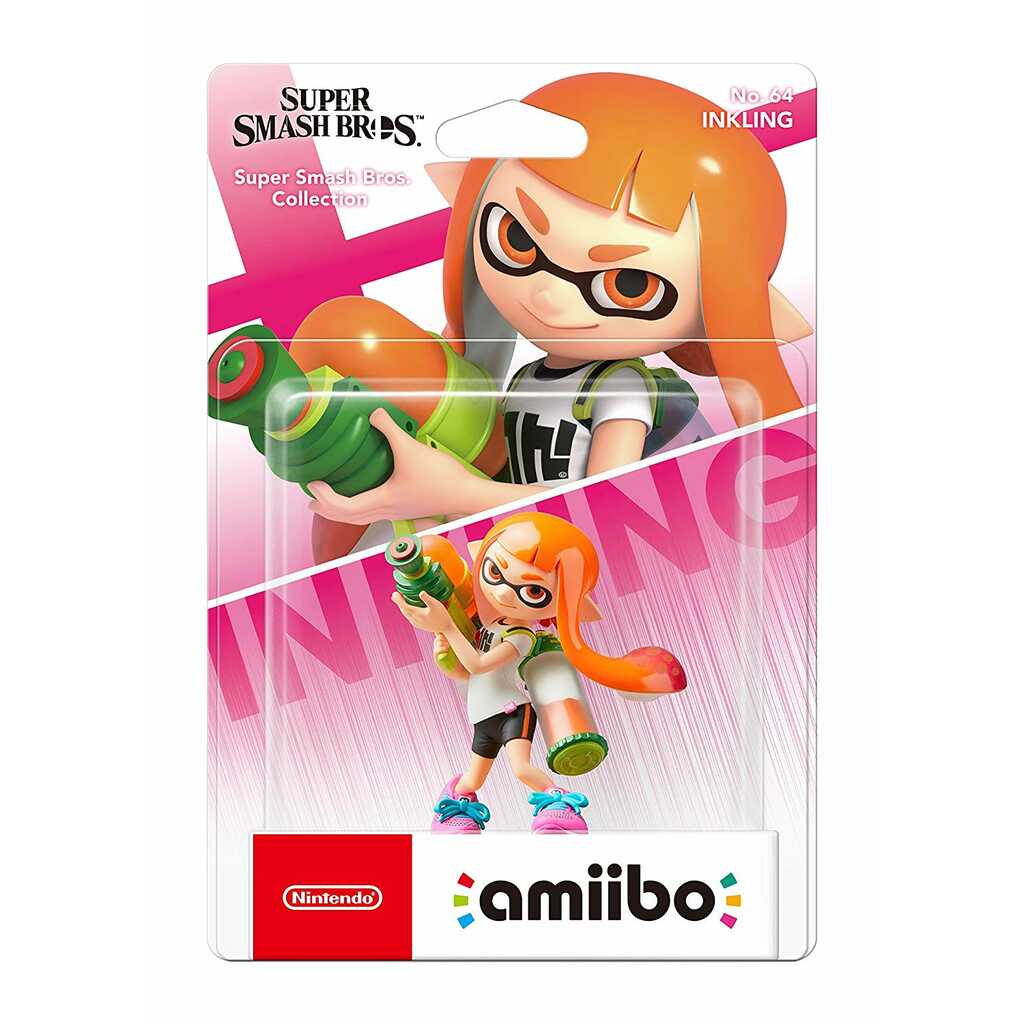 FIGURA AMIIBO INKLING CHICA